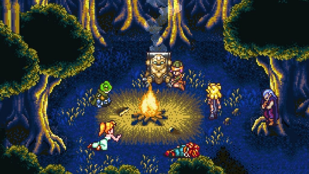 Pixel Art Game campfire chill