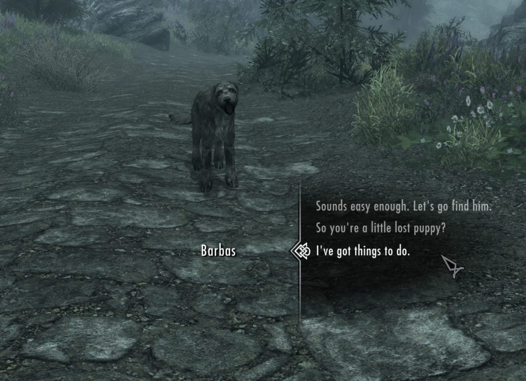 Skyrim Dog RPG Quest