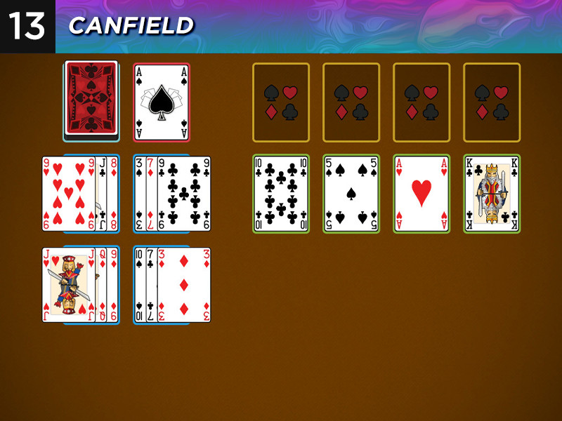 canfield card game