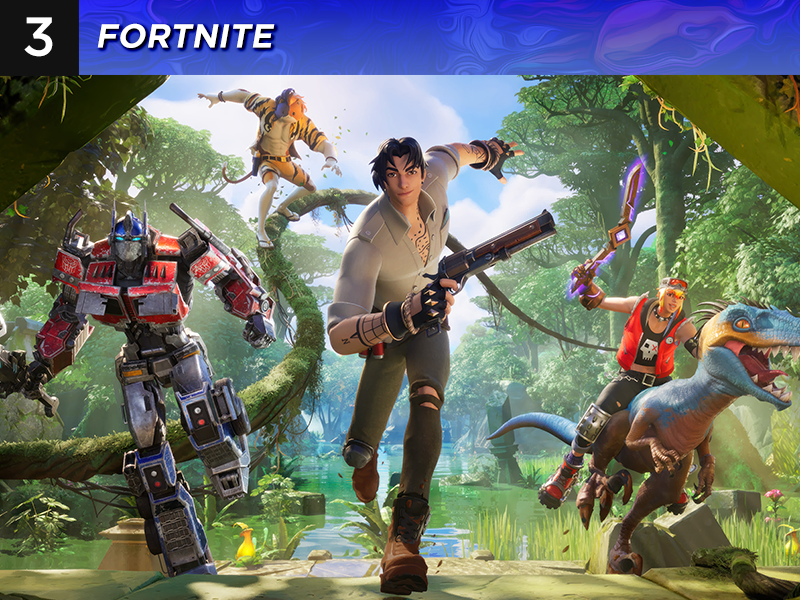 Fortnite is #3 in the list of best PlayStation 5 multiplayer games
