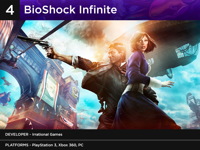 BioShock Infinite game poster with title information BioShock Infinite