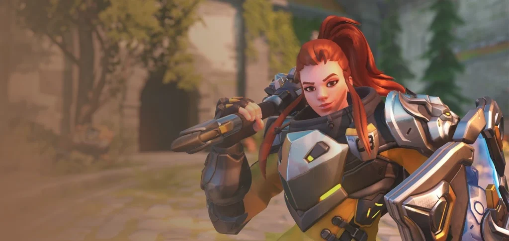 Brigitte is a support hero with abilities that almost make her a tank.